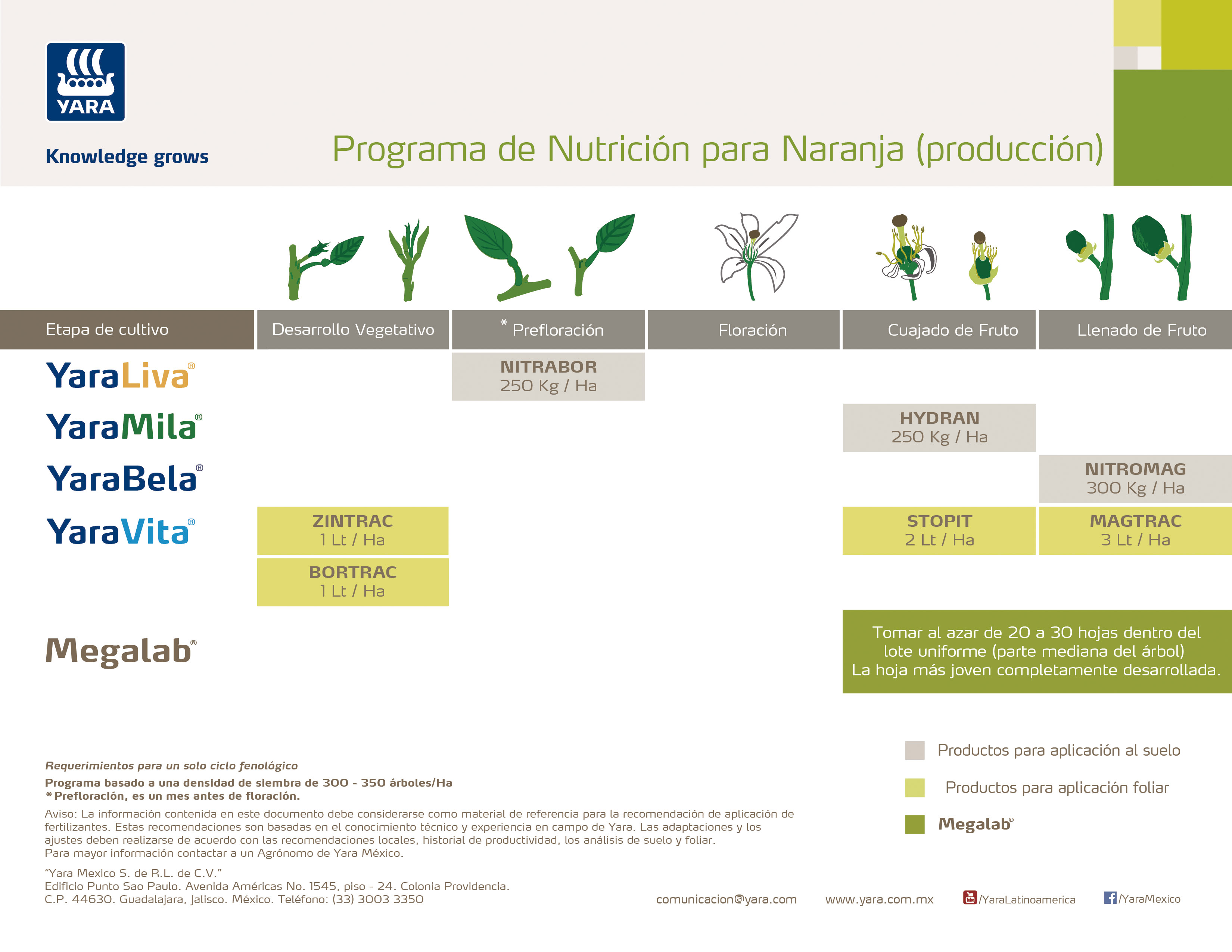 Programa Nutrición Naranja Producción
